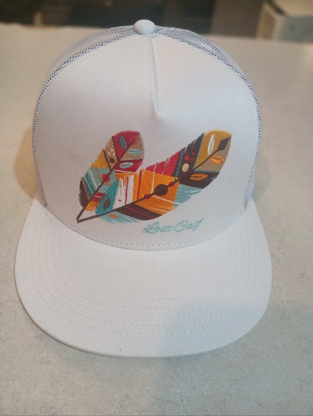 Lost Calf Mens Tribe Flat Bill Adjustable Snapback Cap HatThe Lost Calf Men's